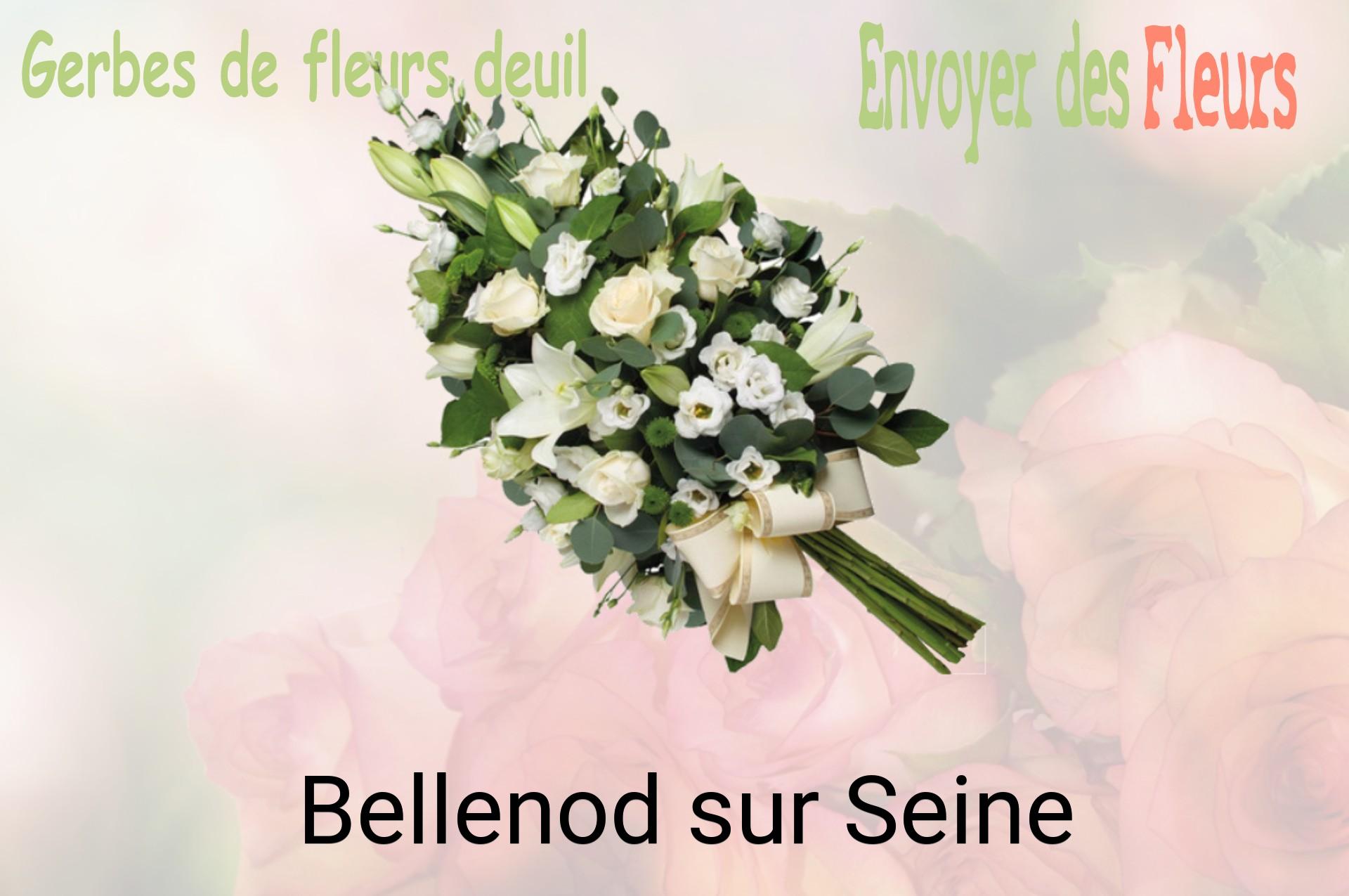 Gerbe de fleurs de deuil livrée à Bellenod-sur-Seine
